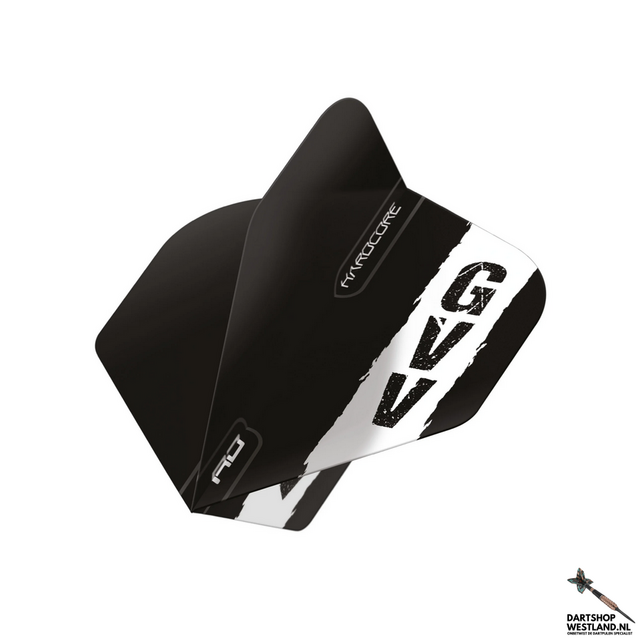RD Pro Player flights - Zwart met GVV Logo Gian van Veen