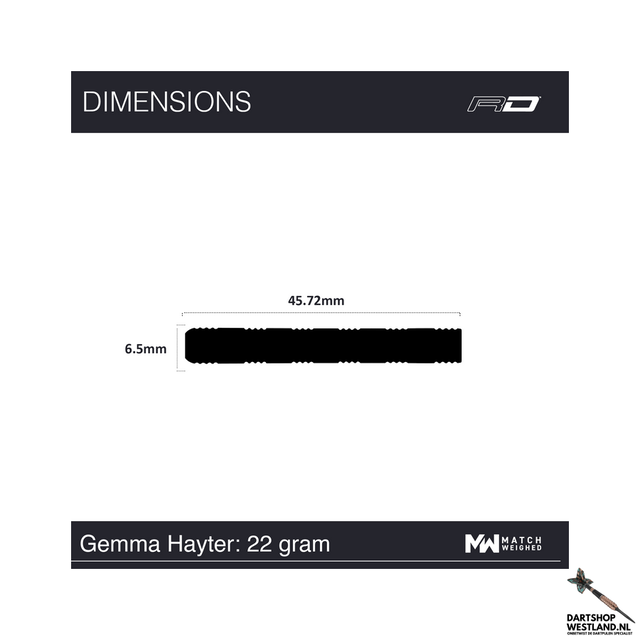 Gemma Hayter- 90% - Dartpijlen