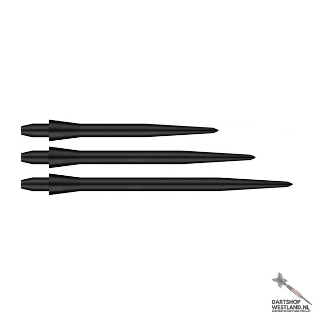 Conic Steel Points Black