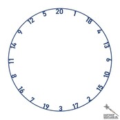 Colorful Matt Number Ring