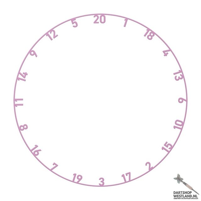 Colorful Matt Number Ring