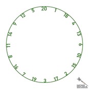 Colorful Matt Number Ring