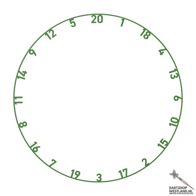 Colorful Matt Number Ring