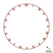 Colorful Matt Number Ring