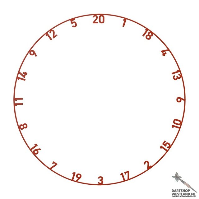 Colorful Matt Number Ring