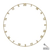 Colorful Matt Number Ring