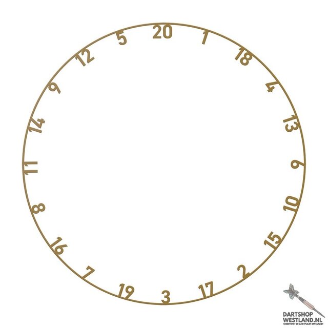 Colorful Matt Number Ring