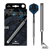 Jack Tweddell Darts - Steel Tip - 95% Tungsten - Silver