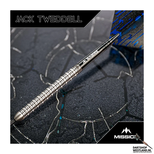Jack Tweddell Darts - Steel Tip - 95% Tungsten - Silver
