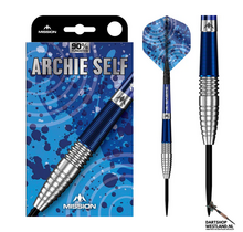 Archie Self Darts - Steel Tip - 90% Tungsten - Blue & Silver