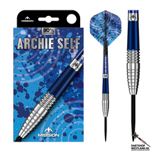 Archie Self Darts - Steel Tip - 90% Tungsten - Blue & Silver