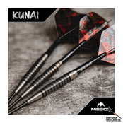Kunai Darts - Steel Tip - 95% Tungsten - Black PVD