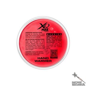 XQMax handwarmer Rood