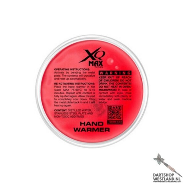XQMax handwarmer Rood