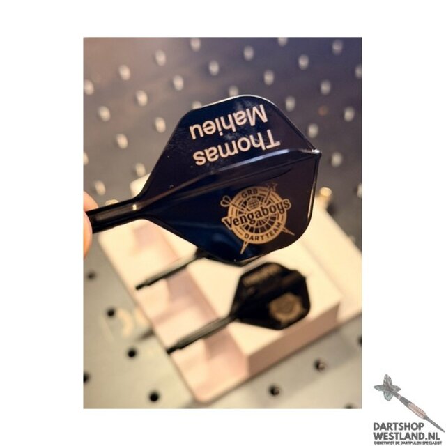 [4 zijdig] Target K-flex Black NO2 Laseren met logo of afbeelding