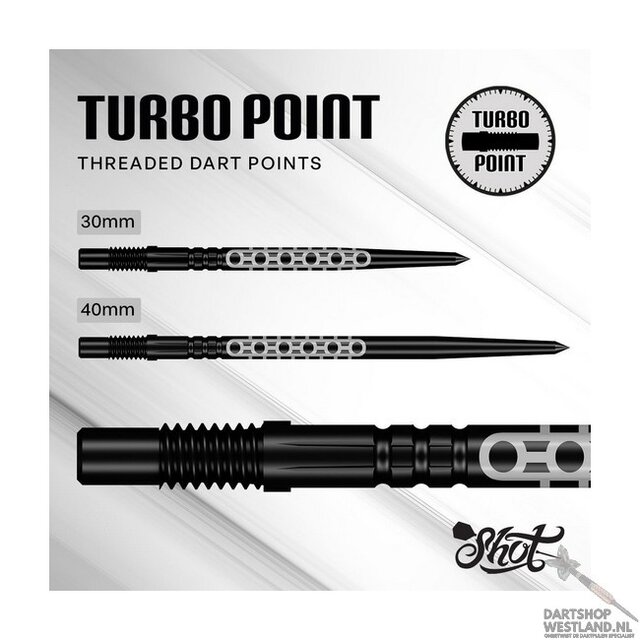 Turbo Black Steel Tip Dart Points