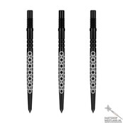 Goths Black Turbo Dart Points