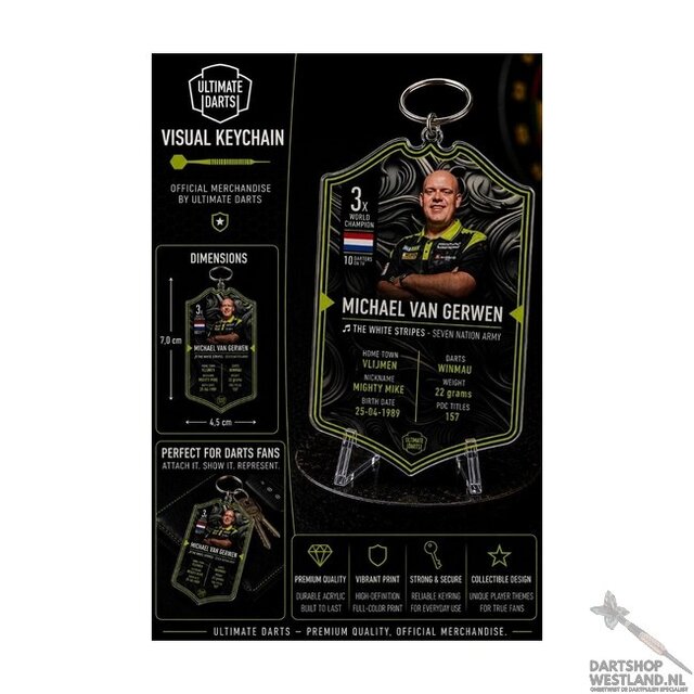 Michael van Gerwen - Ultimate Keychain