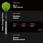 Charge Green Stainless Steel Steeltip