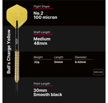 Charge Yellow Brass Steeltip