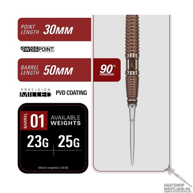 Paul Lim - The Legend Gen.10 darts - 90%