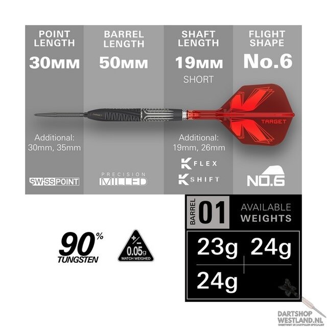 Shift 90% 23g Steeltip