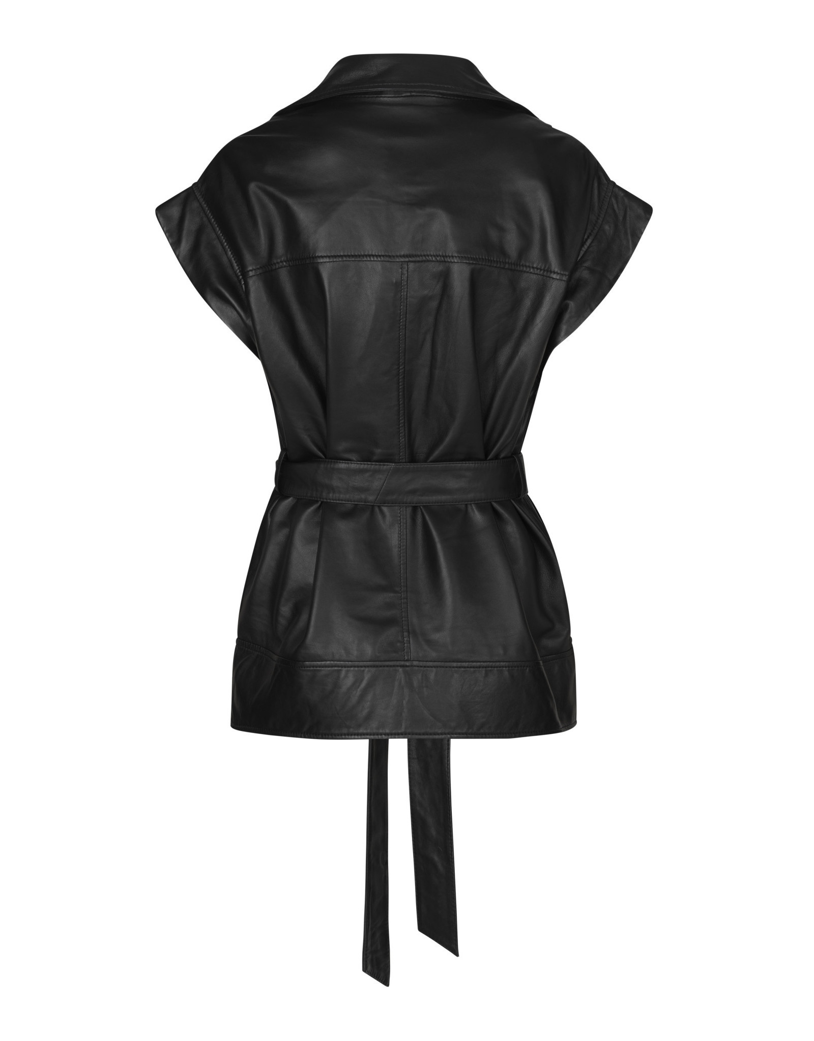 second female leather jacket