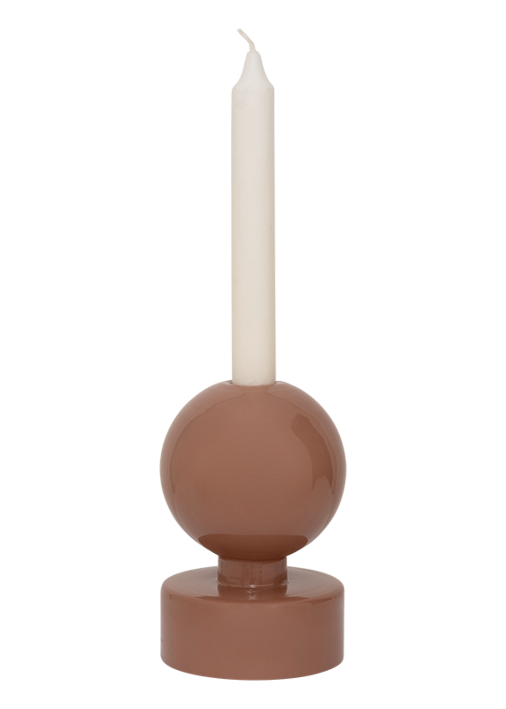 UNC Amsterdam Candle holder Pallo B, cameo brown