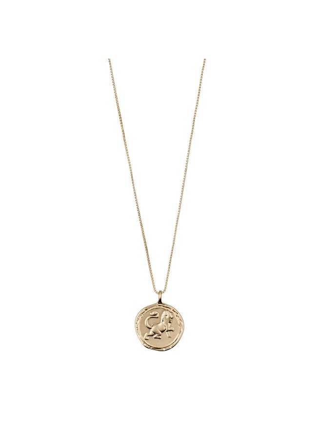 Leo horoscoop ketting goud