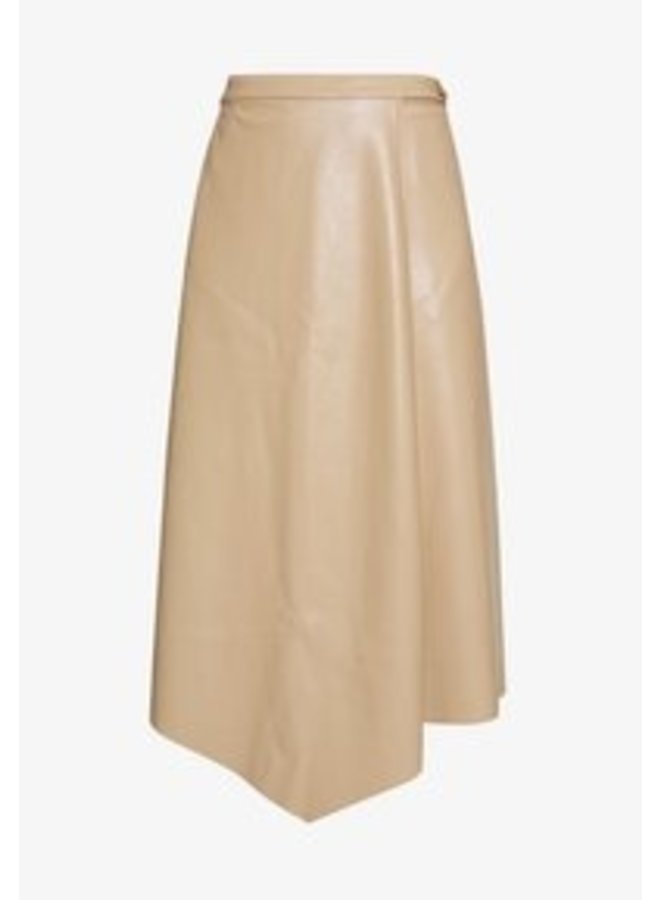 Gestuz Evie skirt Vegan Leaher Beige