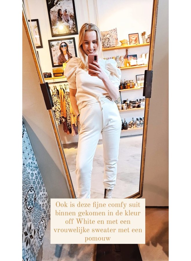 Second Female Miami Sweat Tee Off White 