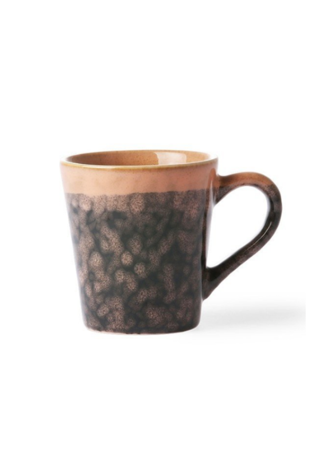 HK Living 70s ceramics Espresso Mug - Lava