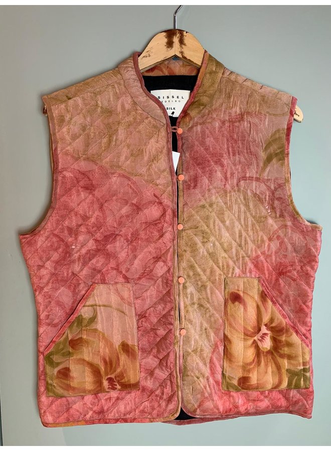 Sissel Edelbo Milla Quilted Silk Waistcoat nr. 60 S/M