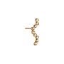 Stine A Midnight Sparkle Small Earring Gold - Left