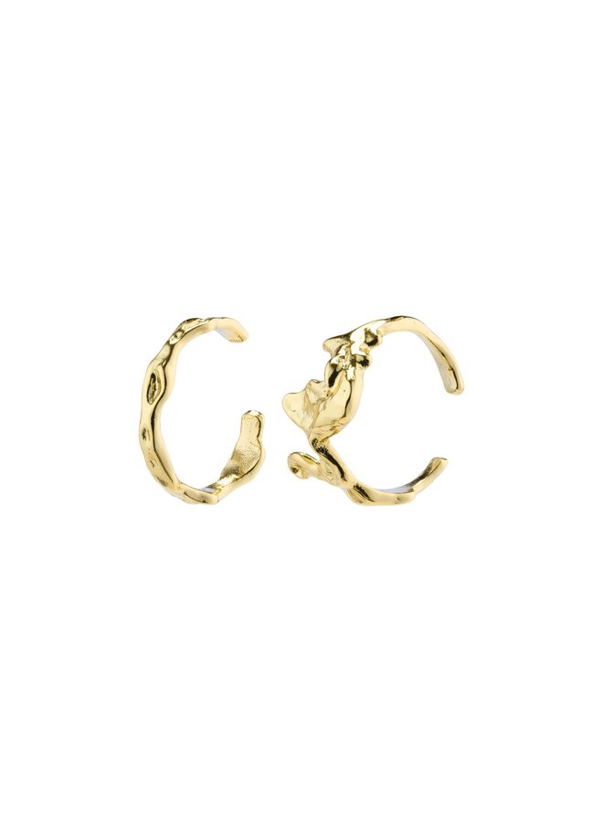 Pilgrim Antoinette Ear Cuff Earrings Gold Plated