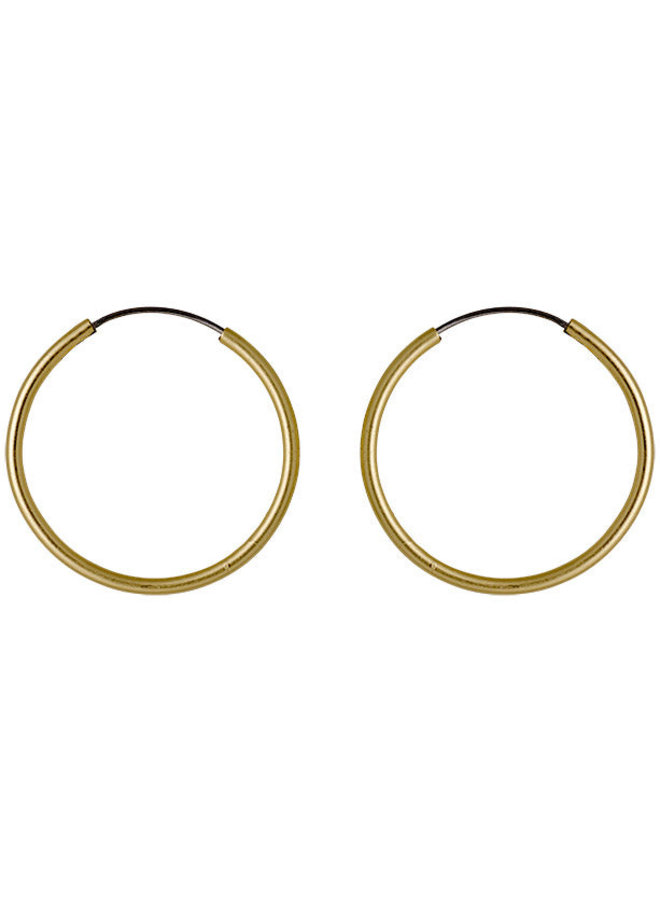 Pilgrim Sanne Small Hoop Earrings Gold Plated