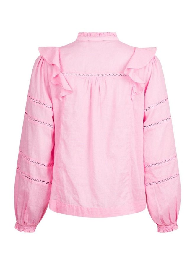 Neo Noir Aroma Voile Blouse Soft Pink