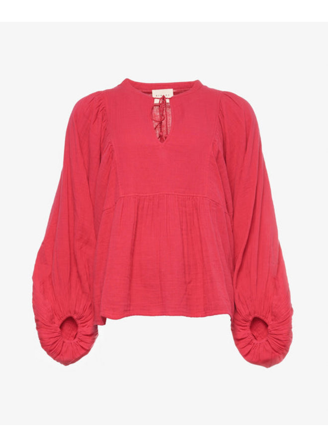 Sissel Edelbo Dicte Organic Cotton Top - Bright Rose