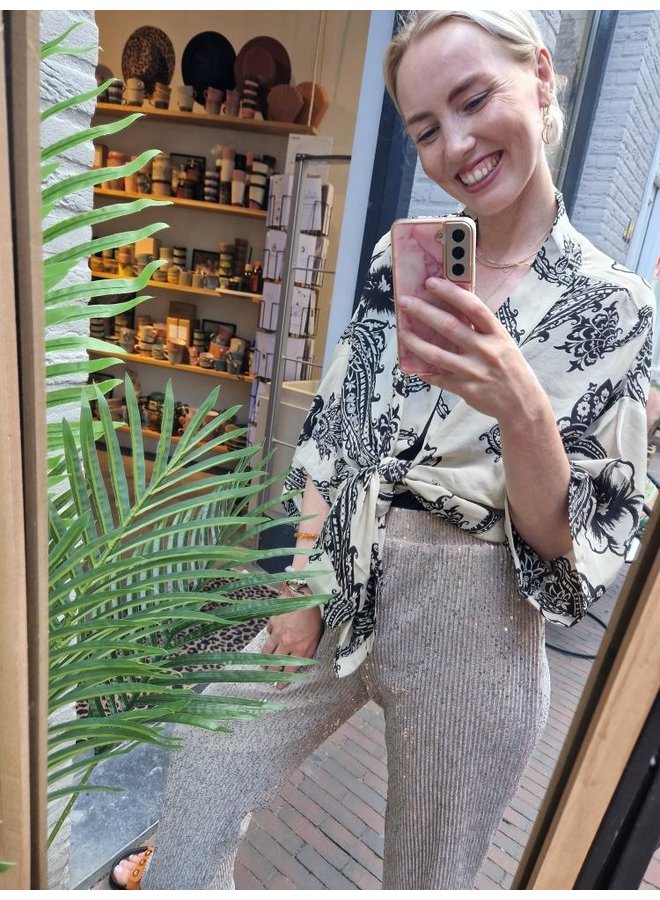 Sissel Edelbo Lotus Short Silk Kimono 2