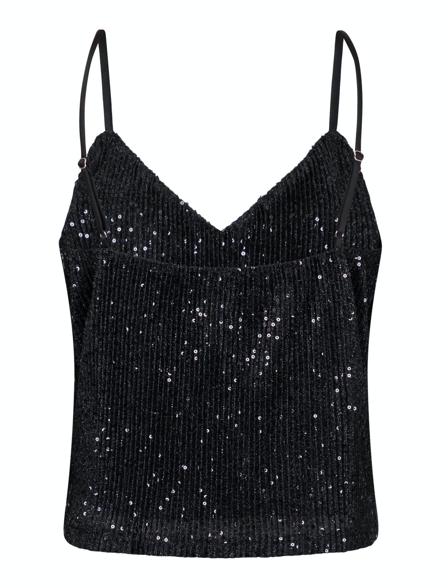 Zwarte glitter top cheap