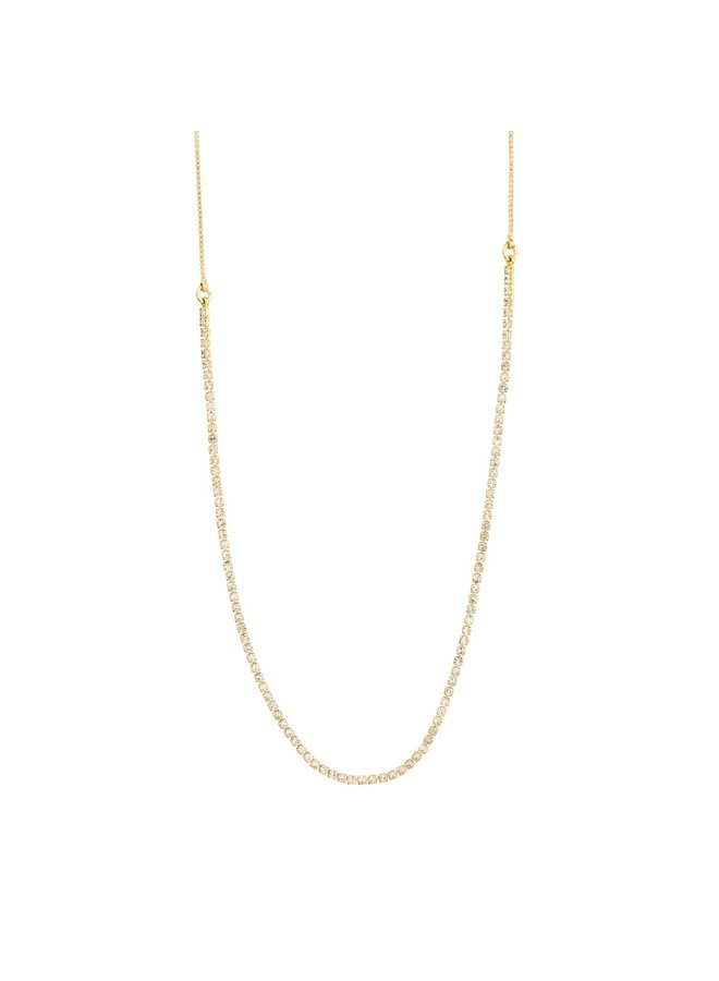 Pilgrim FRIENDS crystal chain necklace gold-plated