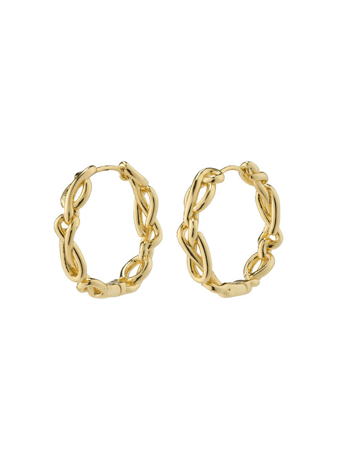 Pilgrim ANNEMETT hoop earrings gold-plated