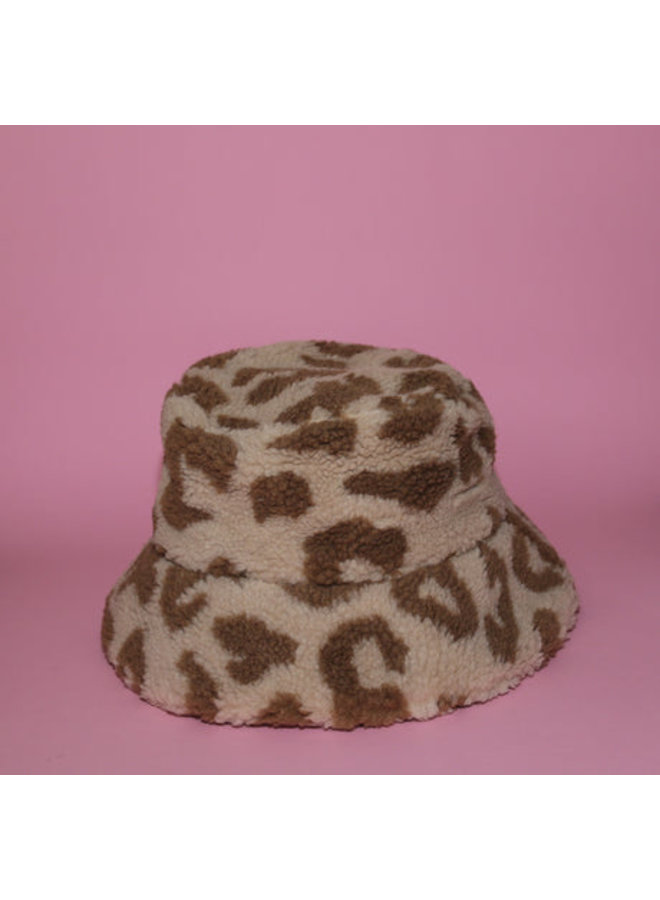 Rixo Studios Bucket Hat Leopard Light Teddy
