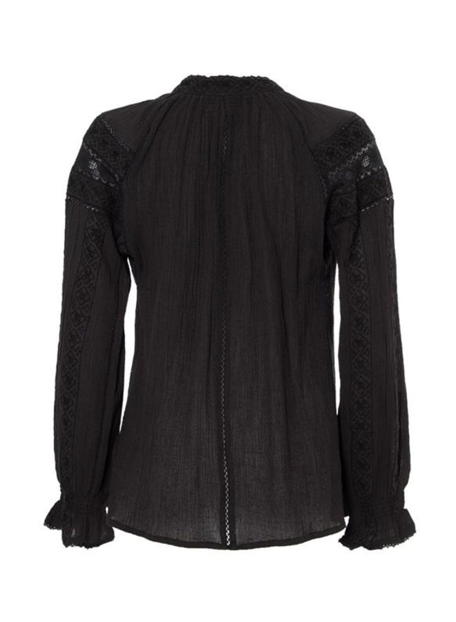 Maison Hotel Perla Blouse Black