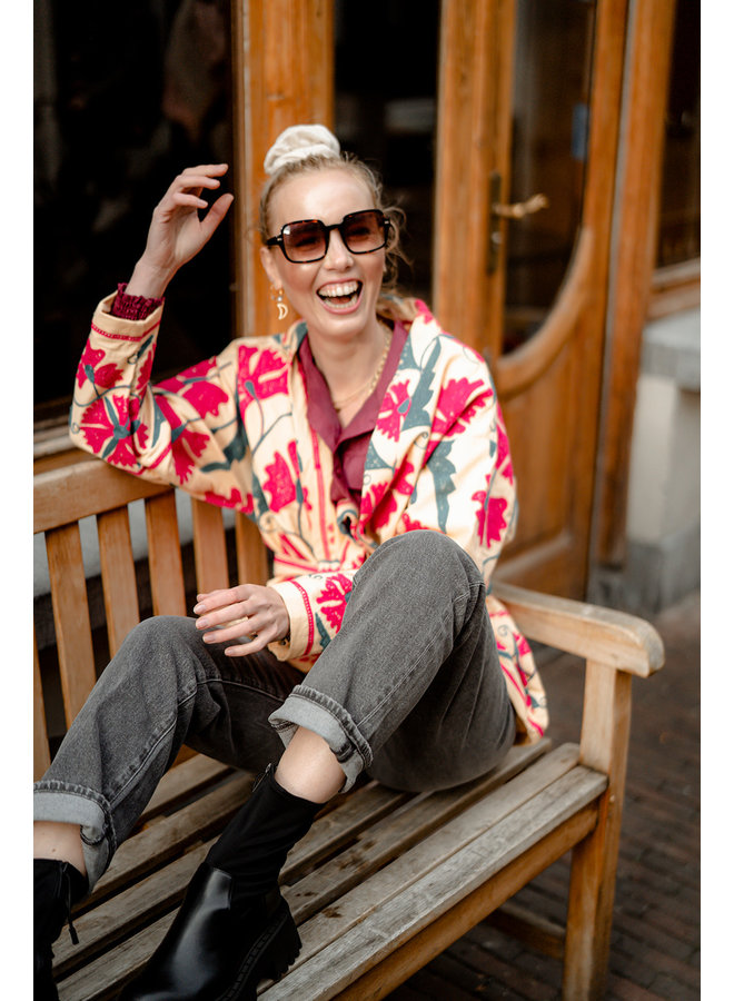 Sissel Edelbo Suzy Embroidery Jacket One Size - Liefste Fashion Sissel Edelbo Suzy Embroidery Jacket One Size - Liefste Fashion