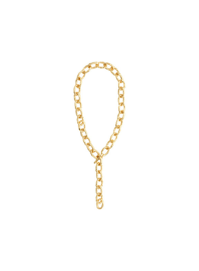 Pilgrim Reflect Recylced Cable Chain Necklace Gold Plated