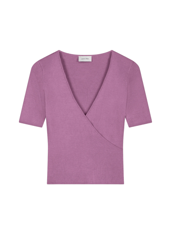 Avec Elan Annabelle Top Mauve Mist