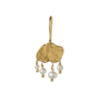 Stine A Big Gold Splash Earring - Elegant Pearls