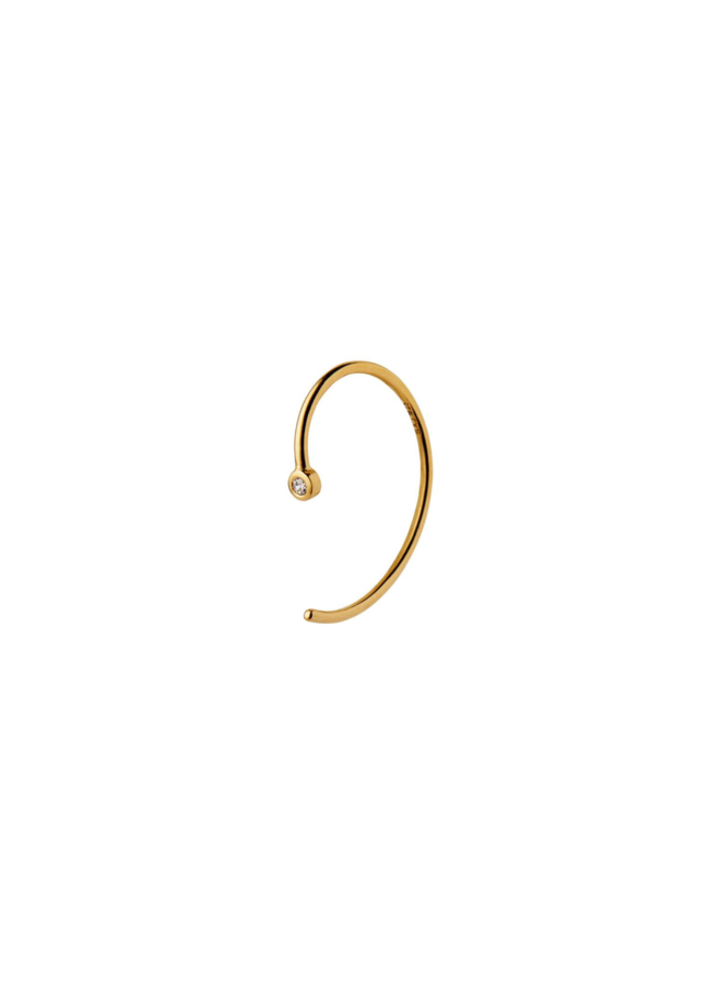 Stine A One Dot Open Creol Gold