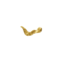 Stine A Petit Gold Splash Earring Ladylike - per stuk